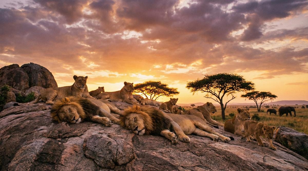 海角网非洲狮群视频